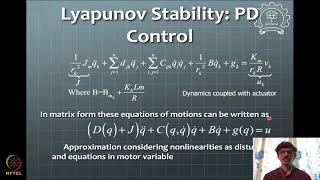 Lecture 40 Application of Lyapunov stability analysis [upl. by Nnaarat]