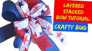 How to make a wired wreath bow how to make a ribbon bow how to make a bow out of ribbon ribbonbow [upl. by Lemon244]