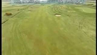 Carnoustie Scotland Championship Golf Course Video  Holes 1  9 [upl. by Costin]