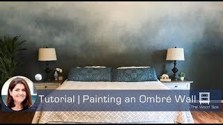 Painting an Ombré Wall  Speedy Tutorial 27 [upl. by Ahsek]