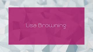 Lisa Browning  appearance [upl. by Hecker]