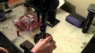 RCBS Mini Grand shotgun shell reloading demonstration [upl. by Latsirc]