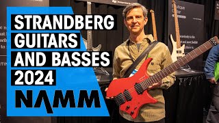 New Strandberg Guitars and Basses  Boden Essential Collaborations and Fishman Basses  NAMM 24 [upl. by Eizzil734]