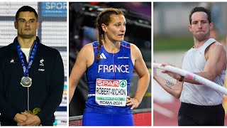 JO Paris 2024  découvrez les 14 athlètes français candidats pour être portedrapeaux des Bleus [upl. by Nyer164]