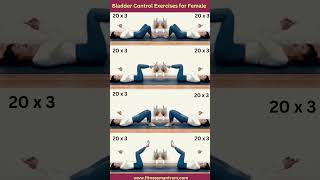 Bladder Control Exercises for Female short kegelworkout pelvicfloorhealth motivation sports [upl. by Chapland]