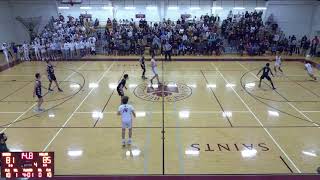 St AnnesBelfield vs Miller School Varsity Mens Basketball [upl. by Enahsed737]