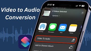 How To Convert Video to Audio on iPhone Using Shortcuts for Quick Conversion [upl. by Iatnahs]