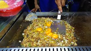 Filipino Street Food  SISIG with Egg and Rice [upl. by Ennoval198]