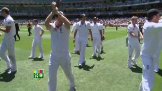 Englands Sprinkler Dance After Retaining The Ashes 201011 [upl. by Abbi810]