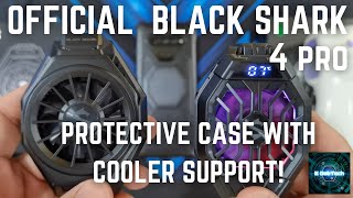 Black Shark 4 and 4 Pro Official Protective Case Review WITH COOLER Support [upl. by Hollander734]