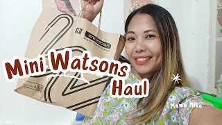 MINI WATSONS HAUL  MIKO ONG [upl. by Marquez738]