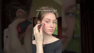 trying the Victoria secret red blush blush youtubeshorts youtube viralvideo makeup beautiful [upl. by Hathaway]