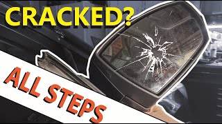 Step by Step Side Mirror Glass Replacement for 2013 Ford Escape HOW TO ESCAPE [upl. by Yenruoc711]