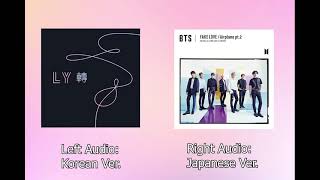 SPLIT AUDIO BTS 방탄소년단  Airplane Pt2 KOREAN amp JAPANESE VER [upl. by Raffaj]