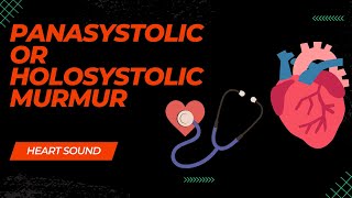 Panasystolic Or Holosystolic Murmur Heart collection [upl. by Saleme]