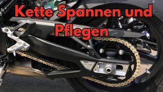 Kette Spannen und Pflegen Motorrad Beta Supermoto [upl. by Aihsilat]