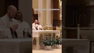 Singing “Sanctus” at our betrothal Mass [upl. by Lewes]