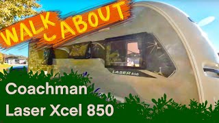 Coachman Laser Xcel 850 Caravan Chat [upl. by Esnahc]