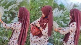 My Signature Hijab Style  Remake of my everyday simple hijab tutorial  Hijabi Star [upl. by Anivram]