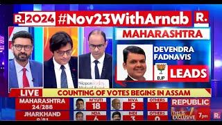 Breaking News Devendra Fadnavis Leading From Nagpur South West Seat  Maharashtra Results LIVE [upl. by Haswell]