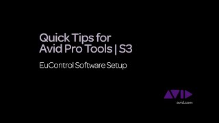 2 Quick Tips for Avid Pro Tools  S3  EuControl Software Setup [upl. by Yhtomot]