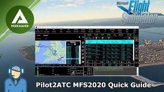 MFS2020  How To Install Setup And Use Pilot2ATC  Quick Guide With Demonstration  IFR Flight Plan [upl. by Ailisab]