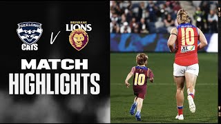 Geelong Cats v Brisbane Lions Highlights  Round 4 2022  AFL [upl. by Zingale605]