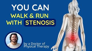 How to Walk and Run with Stenosis or Spondylolisthesis  Posture Correction [upl. by Eanat]