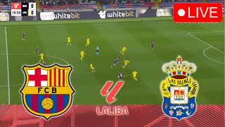 🔴BARCELONA VS LAS PALMAS LIVE  LA LIGA 20242025 Full Match Streaming Video Game PES 2021 [upl. by Aissac]