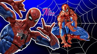 The New BEST SPIDERMAN FIGURE Revoltech Amazing Yamaguchi SpiderMan 20 Can Do ANYTHING [upl. by Chicoine859]