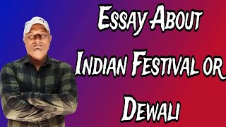 Essay An Indian Festival Diwali by Vishal Bharti [upl. by Damali]