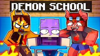 Joining a DEMON ONLY School in Minecraft [upl. by Creigh]