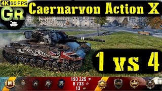 World of Tanks Caernarvon Action X Replay  10 Kills 59K DMGPatch 170 [upl. by Denman]