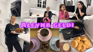 AKŞAM YOĞUR SABAH KIZART😋 MİKSERSİZ EFSANE KEK😍 YOLDAN GELEN KAHVE YAPAR😁 GÜNLÜK VLOG🎥 [upl. by Oicnerual]