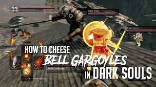 How to Cheese Bell Gargoyles in Dark Souls Remastered Easy Kill [upl. by Naedan]