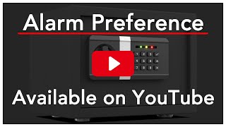 Alarm Preference  FORFEND CBE Series  Full Process Tutorial  FORFEND Smart Safe Box [upl. by Greg800]