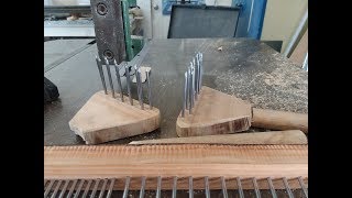 DIY Viking Wool Combs [upl. by Harraf784]