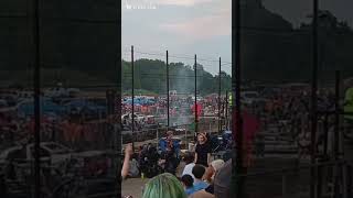 2024 Trumbull County Fair  Demolition Derby  Motor Swap Full Size Heat  Number 3 Had a Small Fire [upl. by Giliane]