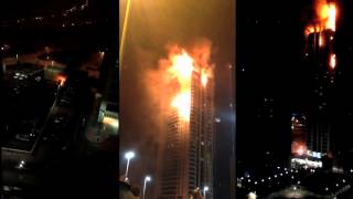 Tamweel Tower fire [upl. by Hardman]