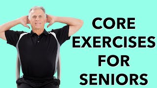 Simple Seated Core Strengthening Workout for Seniors At Home [upl. by Acilef]