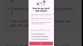 Tiktok work with artist [upl. by Nalniuq]