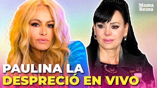 El día que Paulina Rubio despreció a Maribel Guardia en vivo [upl. by Drofiar]