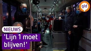 Protest tegen verdwijnen trolleylijn naar Oosterbeek [upl. by Asfah]