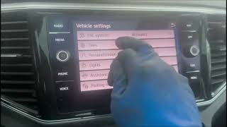 How to reset the TPMS sensor on 2020 Volkswagen atlas [upl. by Aihseuqal]