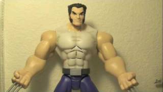 Xmen Origins Wolverine Slashing Action Wolverine Talking Movie Figure Toy Review [upl. by Voe]