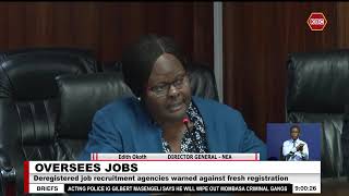 Gov’t deregisters 20 job recruitment agencies over customer deception [upl. by Naoma]