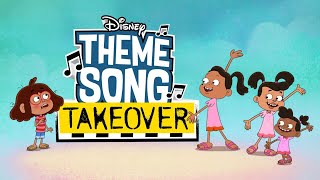 Disney Primos Theme Song Takeover 🎶  T Sisters  disneychannel [upl. by Enytnoel]