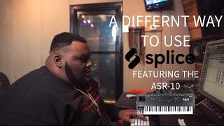 A DIFFERENT WAY TO USE SPLICE TO MAKE BEATS USING SAMPLES AND THE ASR10 [upl. by Otanutrof]