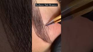 Eyebrow Hair Remove Tutorial viral short video Namasteshree [upl. by Eniretac]