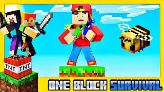 Aaj To Building Bana Dunga One Block  Minecraft Live minecraft oneblock live [upl. by Ecnatsnok]